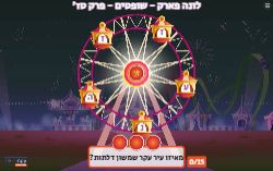 לונה פארק - גלגל ענק - אותיות ספר שופטים לונה פארק - גלגל ענק - אותיות ספר שופטים